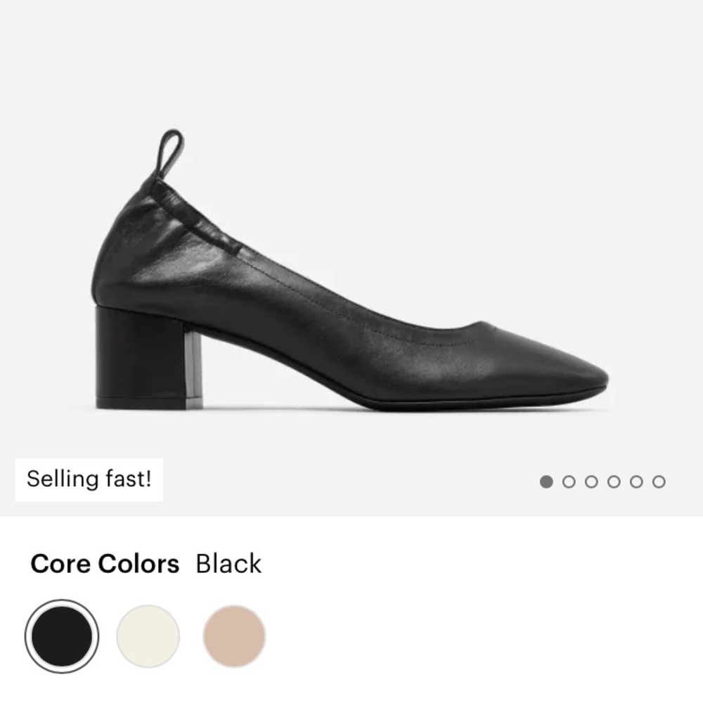 Everlane glove the day heels pump size 8
